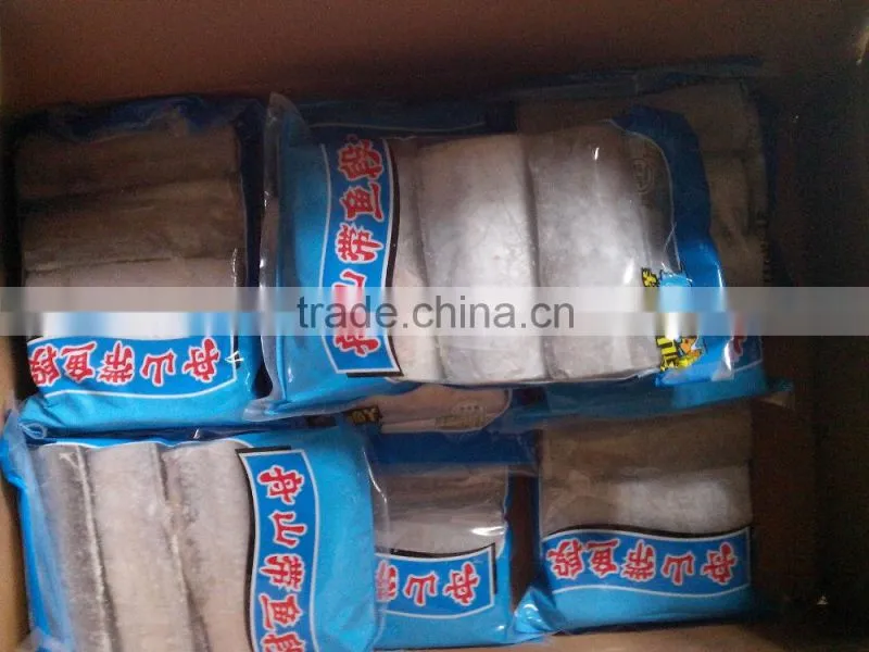 Zhoushan frozen cut ribbon fish (hairtail)