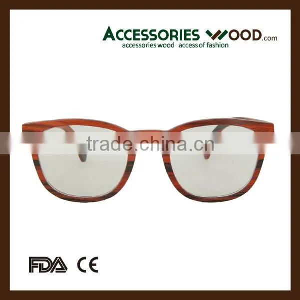 Classic High Quality Rose Wood optical glasses, Custom reading glasses