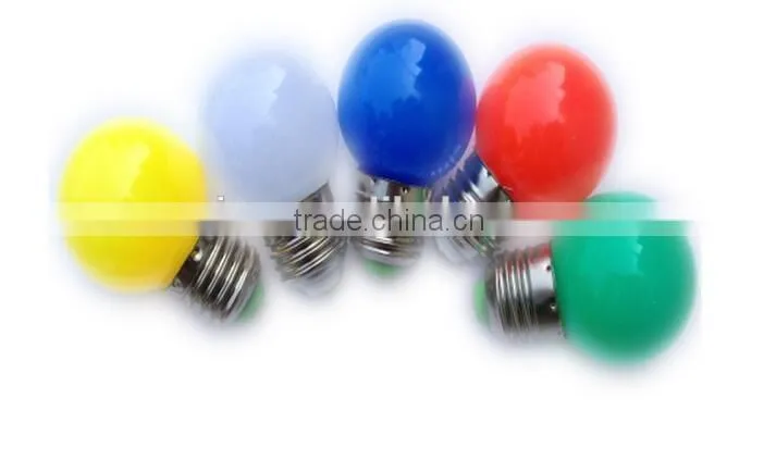 12V 24V 230V E27 B22 E14 G45 multi-colored bulb plastic house for indicator lamp