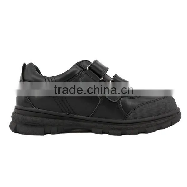 2016 Wholesale Skidproof Pure Leather Children Athletic School Shoes