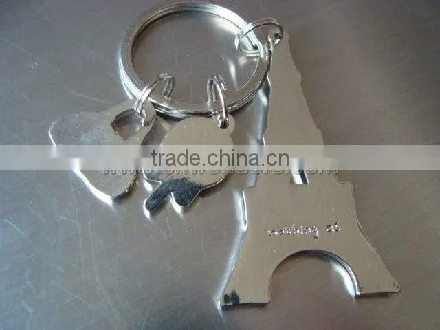 Best selling beautiful znic alloy keychain metal