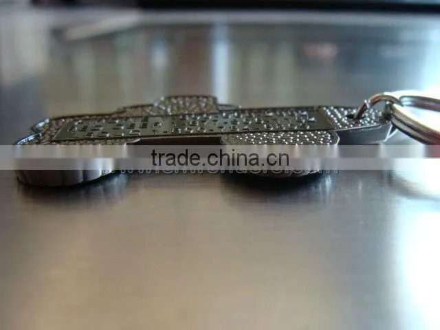 Hot selling custom 3d metal keychain