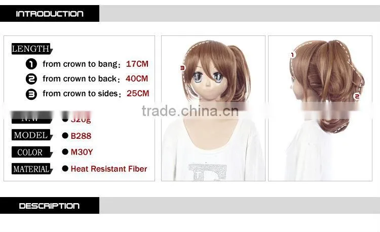 wholesale christmas costume ponytails cosplay wig