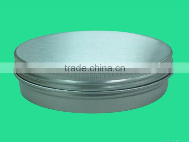 Hot sell 100ml Aluminum Body Material and Skin Care Cream Use aluminium jar