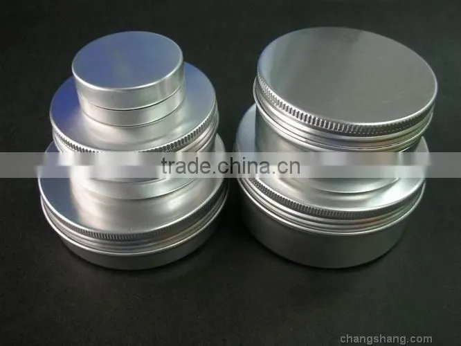 Hot sell 100ml Aluminum Body Material and Skin Care Cream Use aluminium jar