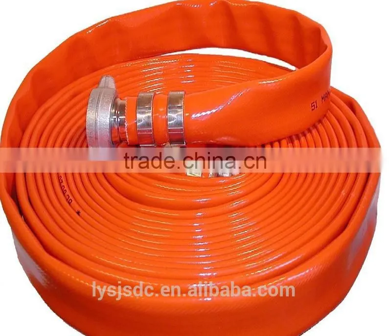 PVC heavy duty pvc layflat shower hose 2 inch pvc pipe for water supply made in linyi
