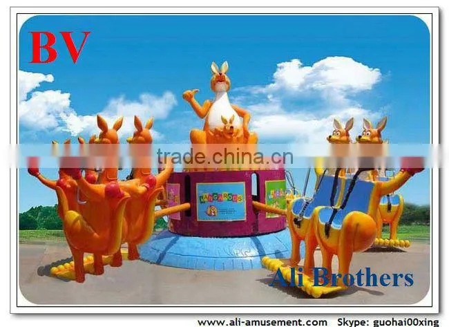 Amusement Kids Rotating Ride Kangaroo Attractions Playground Children Games