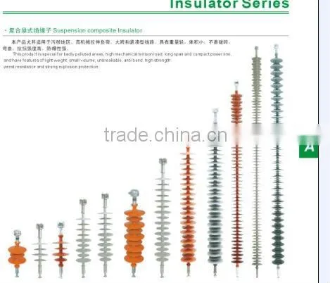 High voltage Polymer Suspension Type Pin composite insulators