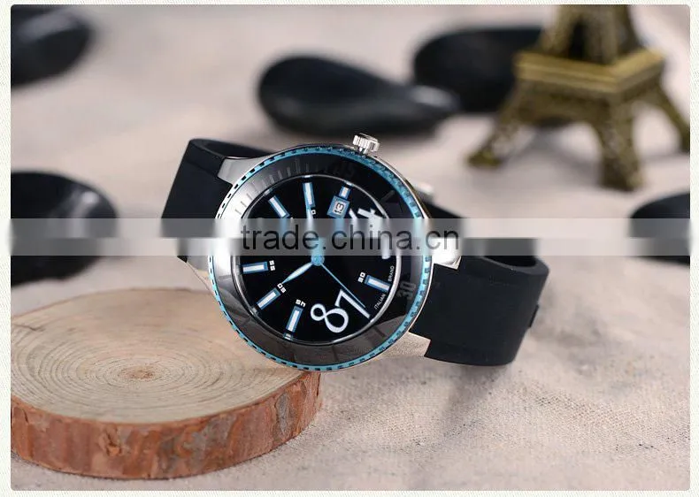 High quality top grade New Design Rhinestone Silicone Ladies Watch Women Watch