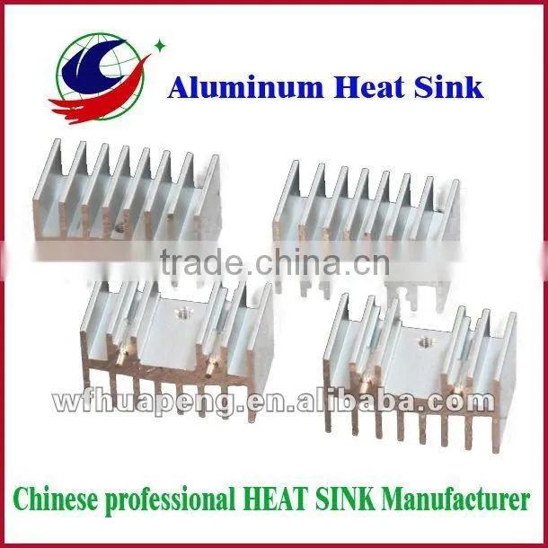 In Stock!!!!customize durable aluminum irregular shape heat sink