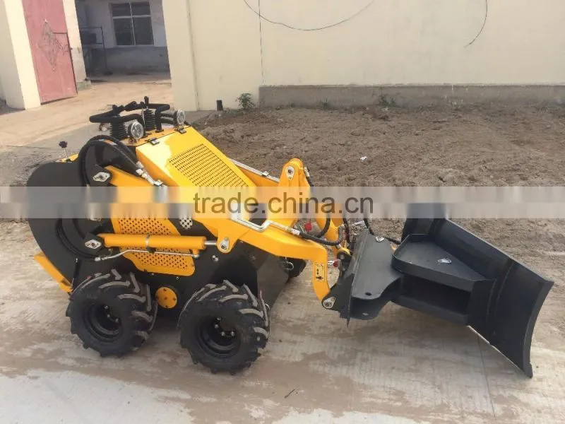 multifunction mini skid steer dozer blade/WHEEL LOADER mini skid steer loader with dozer blade/skid steer loader with dozer blad