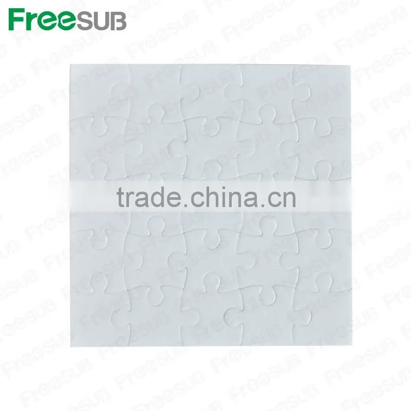 Wholesale 26pcs custom blank sublimation puzzle made in China