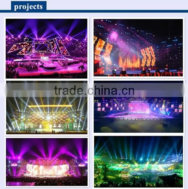 IP68 waterproof RGBW 54pcs 3watt 4in1 LED theater light