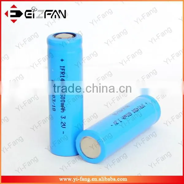 3.2V 14500 600mah lifepo4 battery with excellent quality