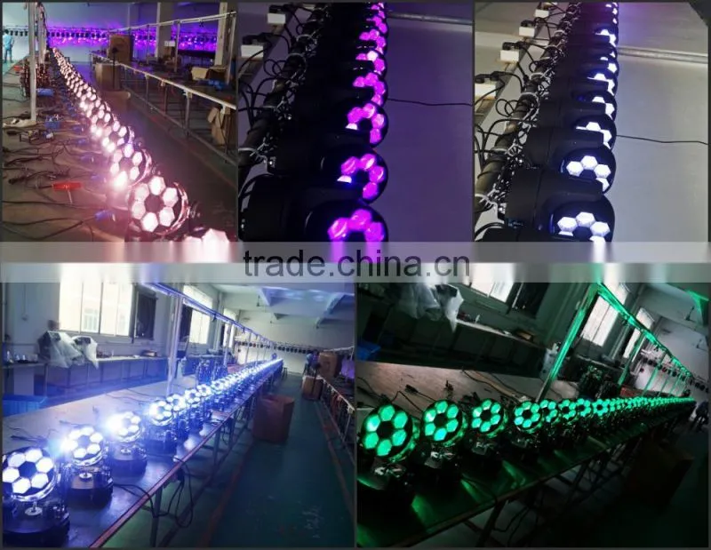6*15w led rgbw 4 in 1 go down well with moving head light studio