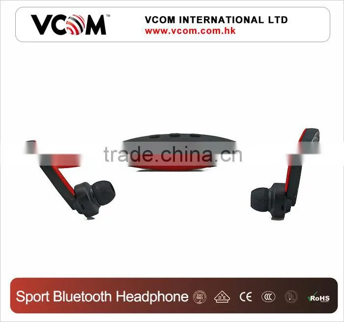 VCOM 2015 New Style Stereo Mini Wireless Bluetooth Headphone for Sports