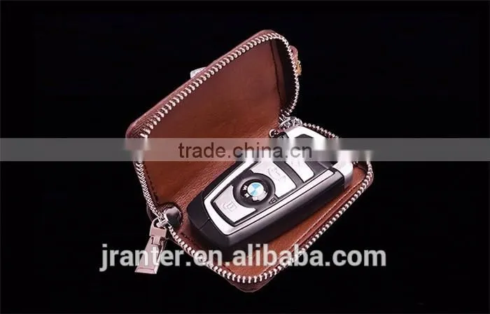 Custom python snakeskin key case for car,smart leather car key case