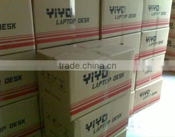 Hot sale portable foldable laptop table,adjustable computer desks with cooling fan