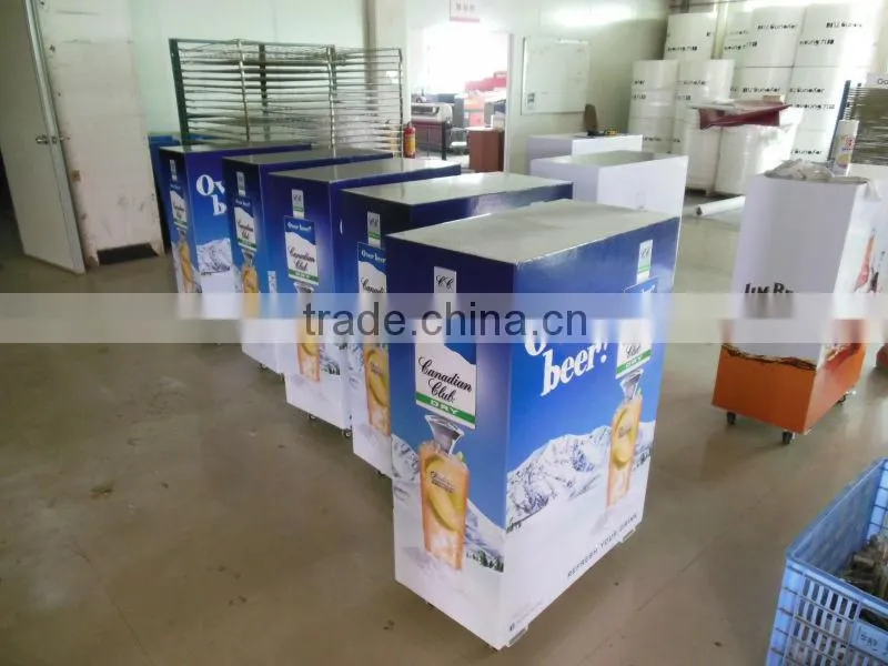 Mobile Metal Display Rack Mini Bar