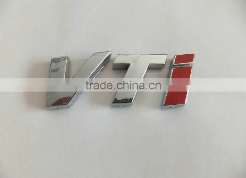 3D ABS letters nameplate,ABS car sticker,custom plastic car badge emblem