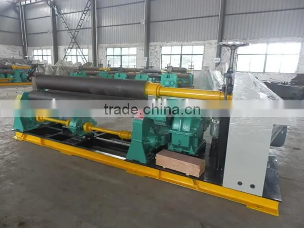 3 roller asymmetrical plate rolling machine W11F-3*1500/roll plate bending machine/plate bending rolling machine