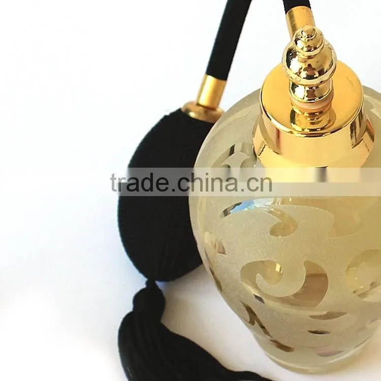 Handmade high-grade glass airbag spray perfume bottle wholesale repeatable use luxury empty bottle