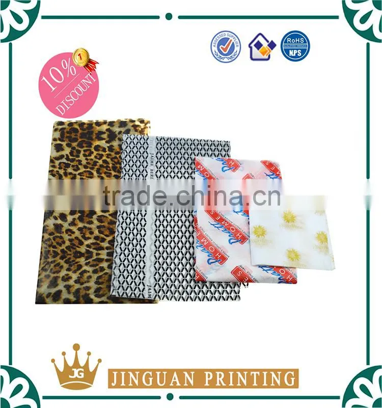 Logo print wholesale gift wrapping tissue paper