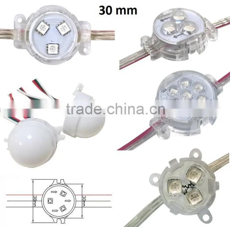 led project pixels dmx controller point light light smd5050 chip 30mm