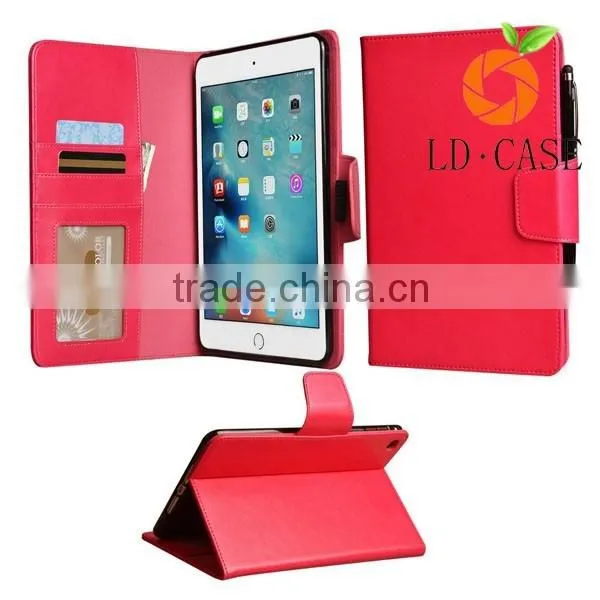 Business style fold tablet Cover Leather Case for ipad pro