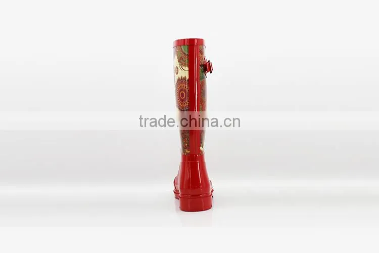 Made in china Customised designs the owl rain boots