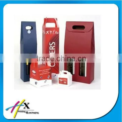 Luxury champagne cardboard packaging box