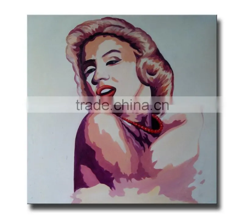 modern woman sex photo portrait oil painting on canvas
