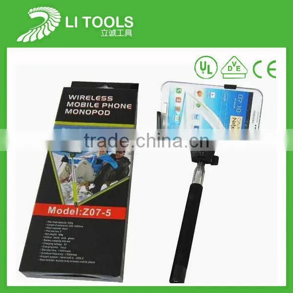 Colorful wand pole extendable baton for cellphone selfie stick