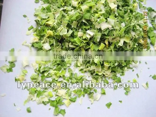 washed dehydrated chives sliced