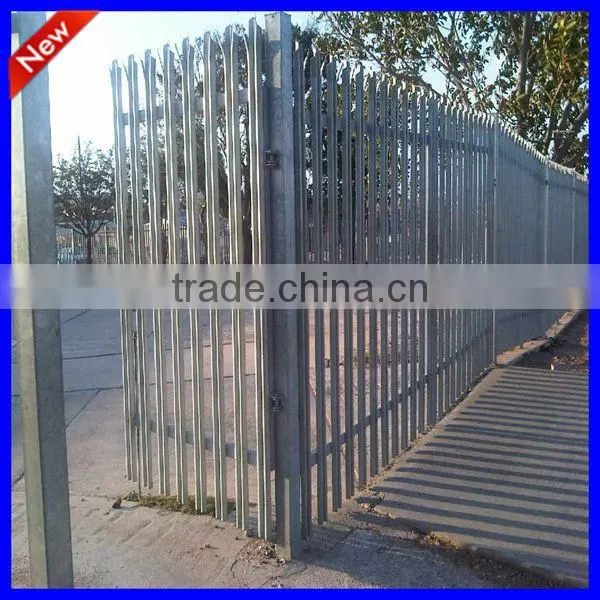 powder coating palisade fence popular in Europe