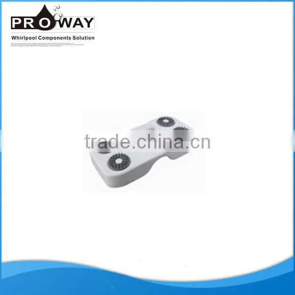 Bathroom Accessories Acrylic Seat Pad Bracket Wall Mounted Stainless Steel Bathroom Shower Chair