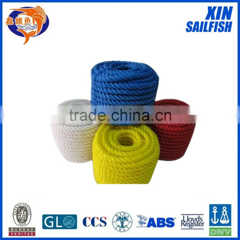 marine hawser ship use 8 strand 60mm pp rope