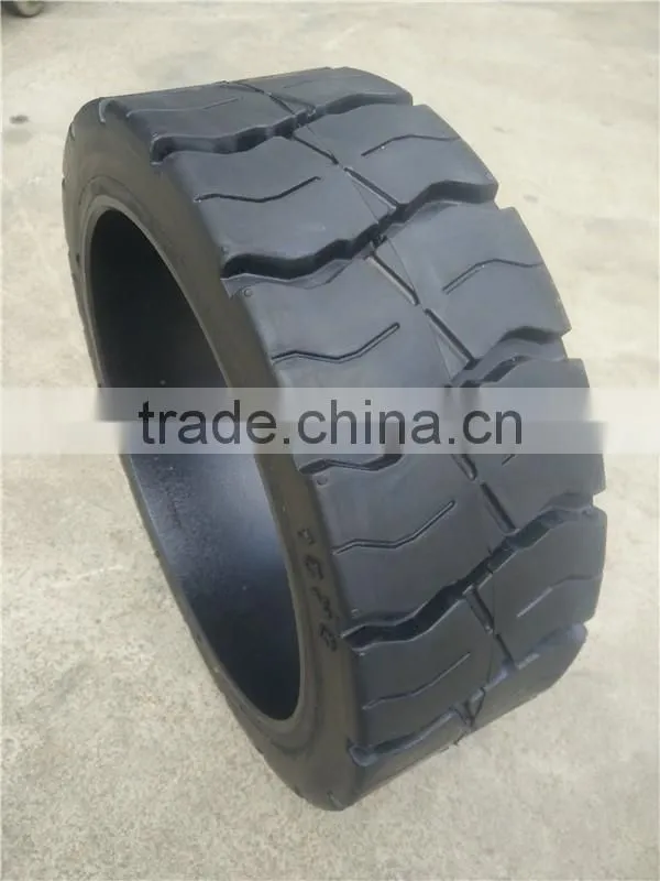 China best press on solid tyre manufacturer Forklift tire