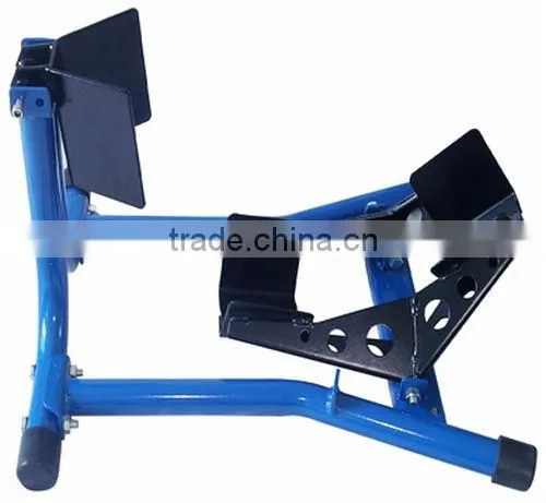 Motorcycle Steel Wheel Chock Wheel Holder Auto Clipping 17'' -18" adjustable Flat Package Wheel Stopper parking system 3015-YJ
