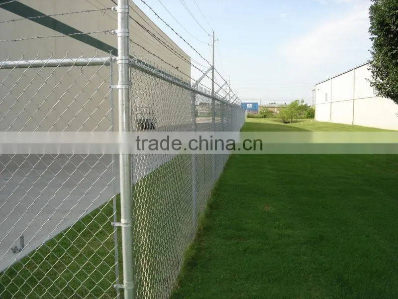 Alibaba Sale Direct Factory Pvc Coated Galvanized Chain Link Fence For Playground
