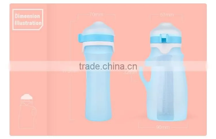 baby glass feeding bottles with silicone sleeve