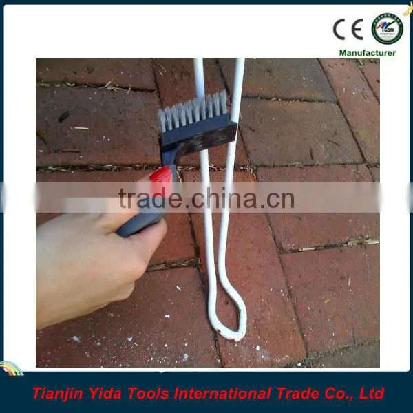 3PCS Plastic Handle Steel Wire Brush