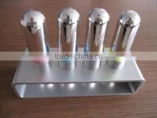 4 in 1 highligher set with sliver base for promotion/Office four color pen/uv highlighter pen