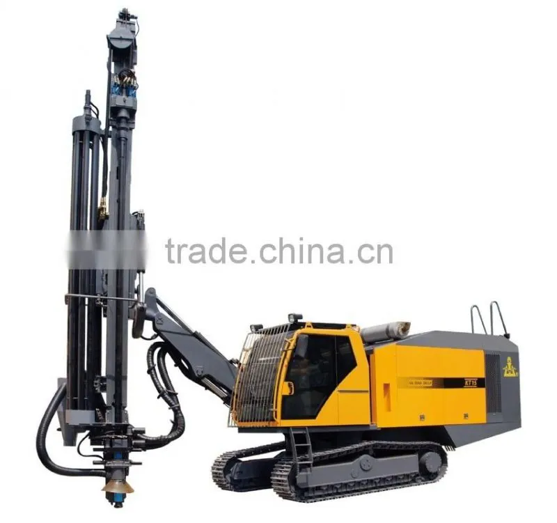 KT15 the most advanced crawler mounted integrated dth drilling rig