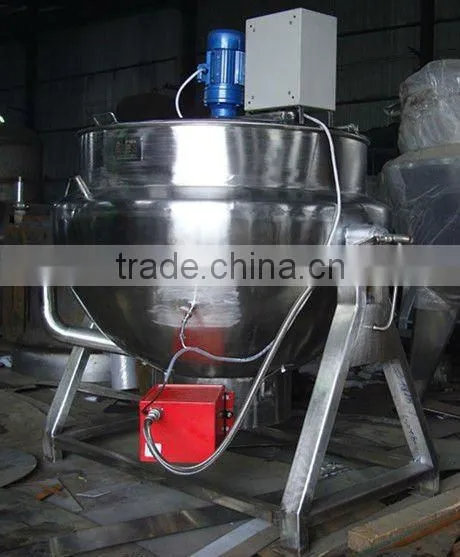 double jacketed kettle gas cooking kettle