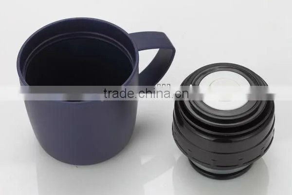 new design for living stainless steel vacuum water bottle wih cup