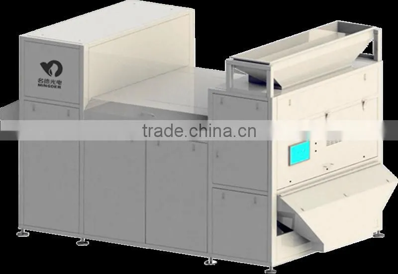 Recycled plastic CCD color sorter machine