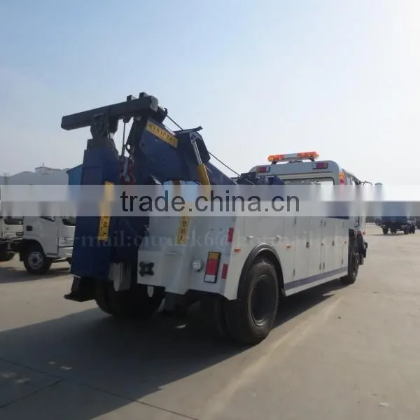 210hp DONGFENG 4*2 Under Lift Wrecker Truck 16 ton