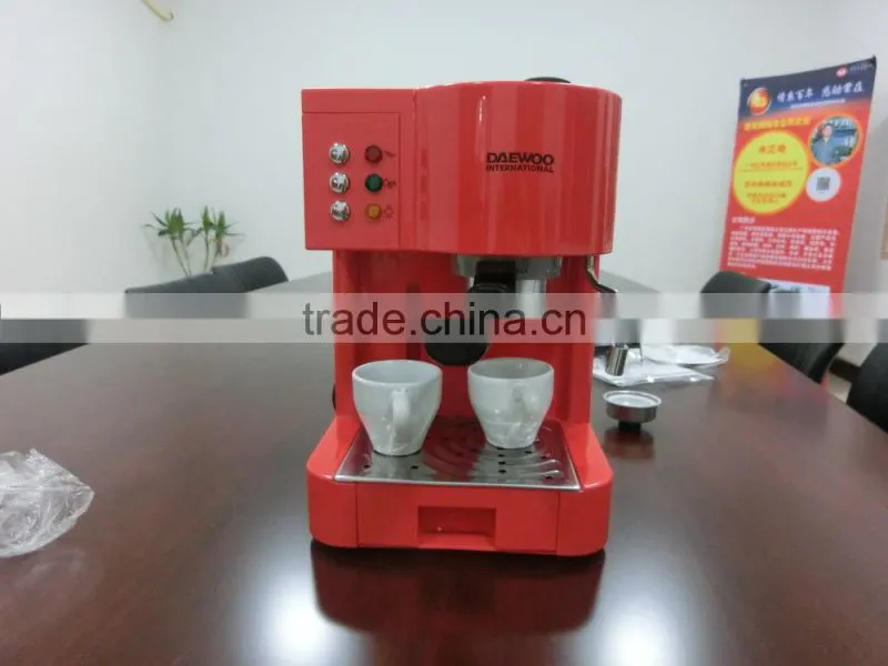 Hot sales espresso coffee maker,red mini coffee maker (DI9032)