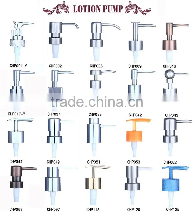 Promotional hot sale polished plastic lotion pump dispenser pump